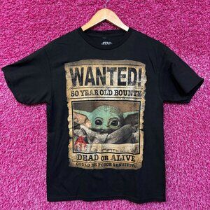 Star Wars Grogu Wanted Poster tshirt size medium